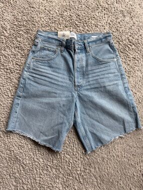 Citizens of Humanity Ayal Light Wash Denim Cutoff Shorts